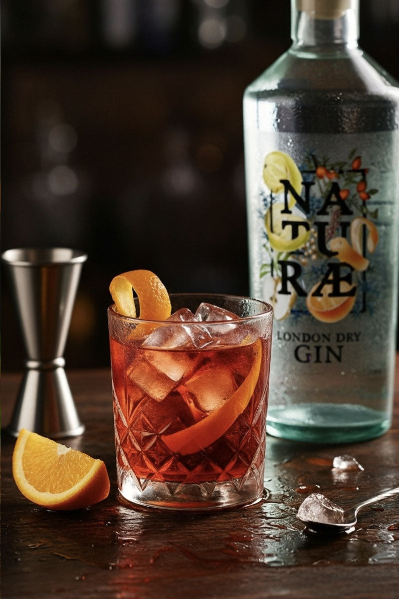 Pepper Glow – Negroni speziato con Gin Naturae Fructetum