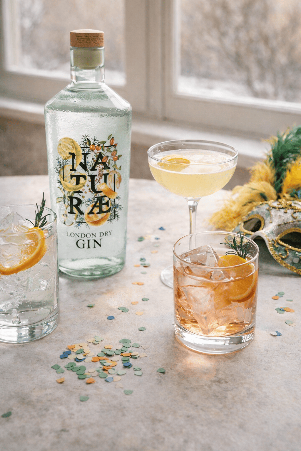 Cocktail di Carnevale: 7 ricette facili con Naturæ gin