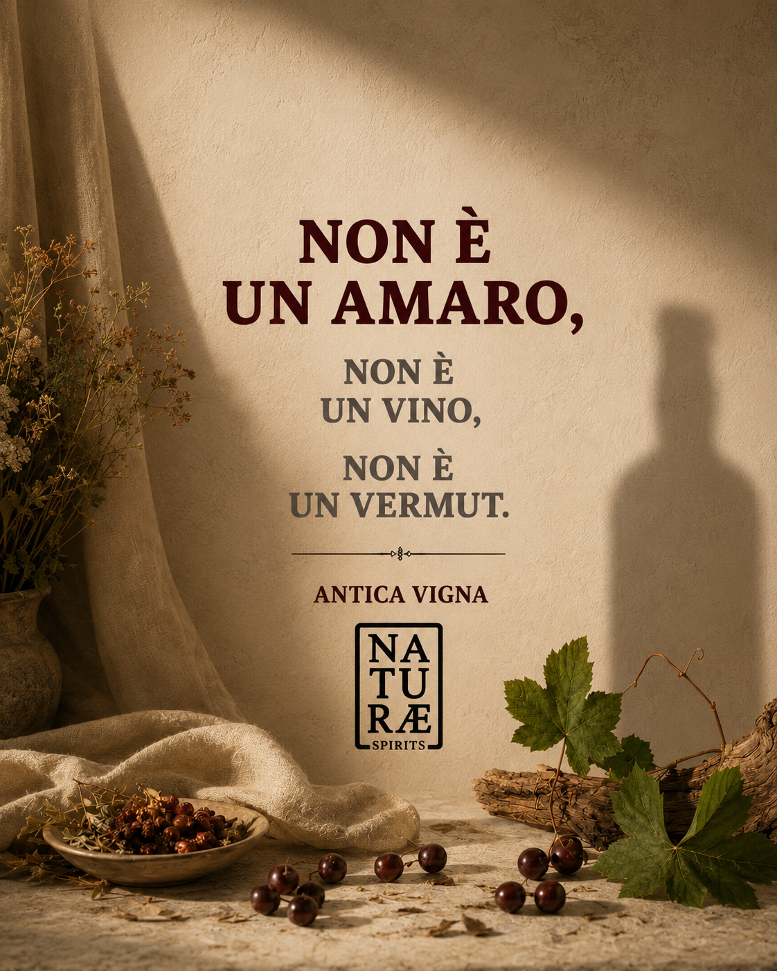 Antica Vigna: il nuovo liquore artigianale italiano firmato Naturæ Spirits