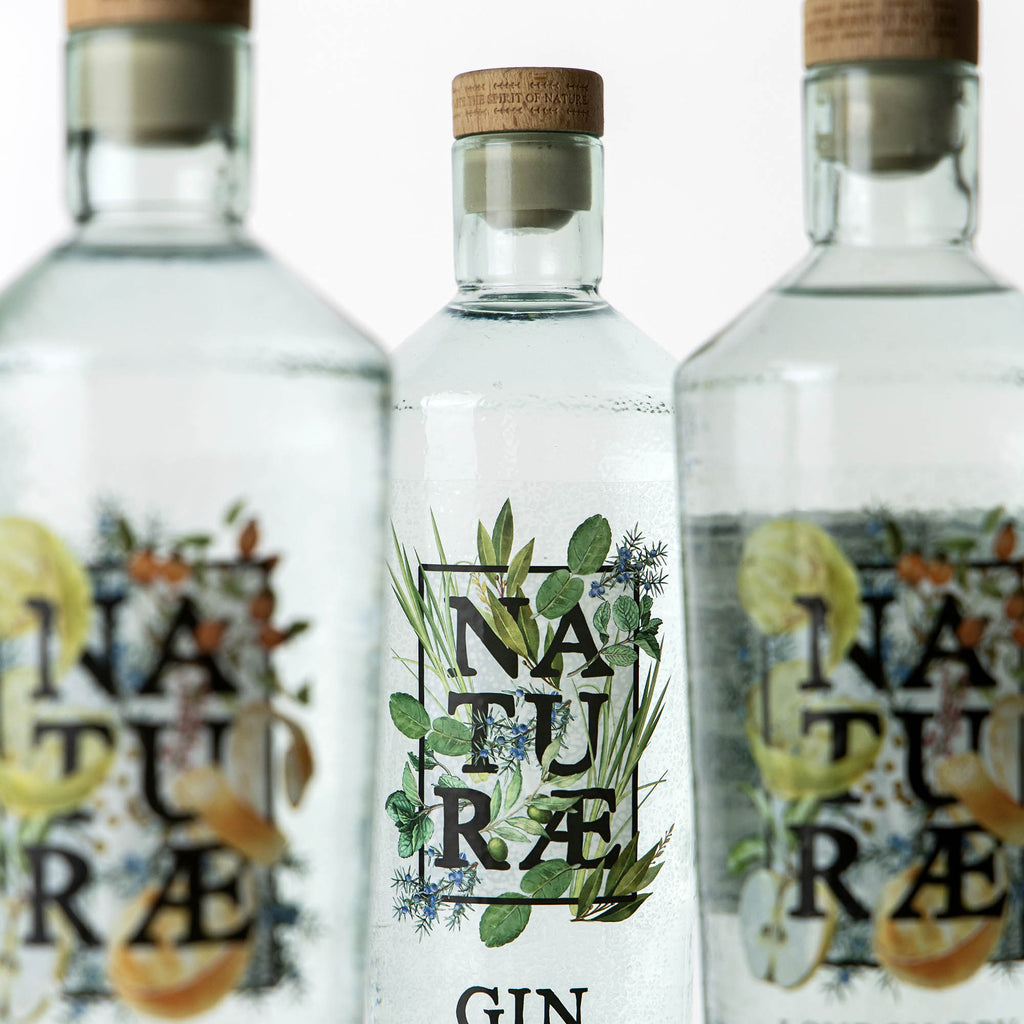 Kit Party Premium Naturae Spirits, doppio gin artigianale Fructetum e Herbarium con 8 toniche Fever-Tree, perfetto per serate e regali gourmet.