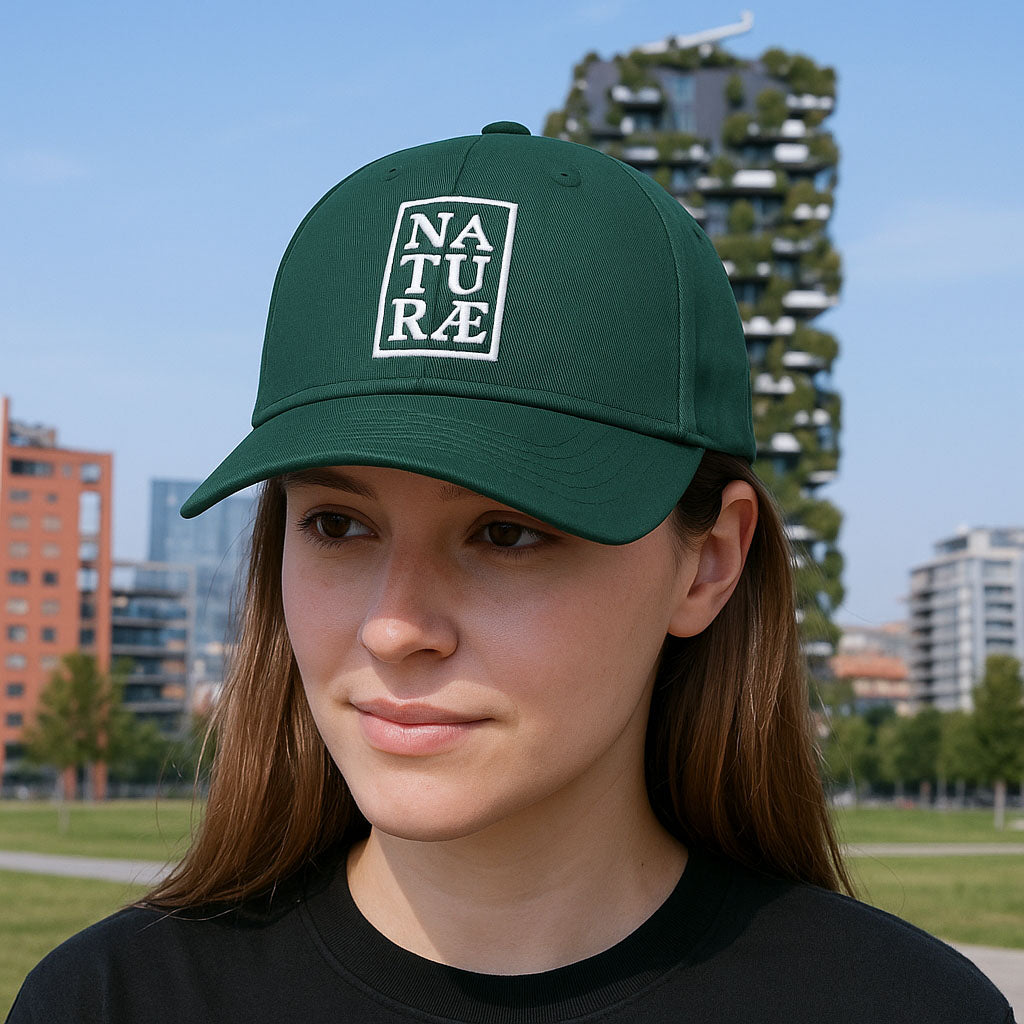 Cappello da baseball con visiera naturae