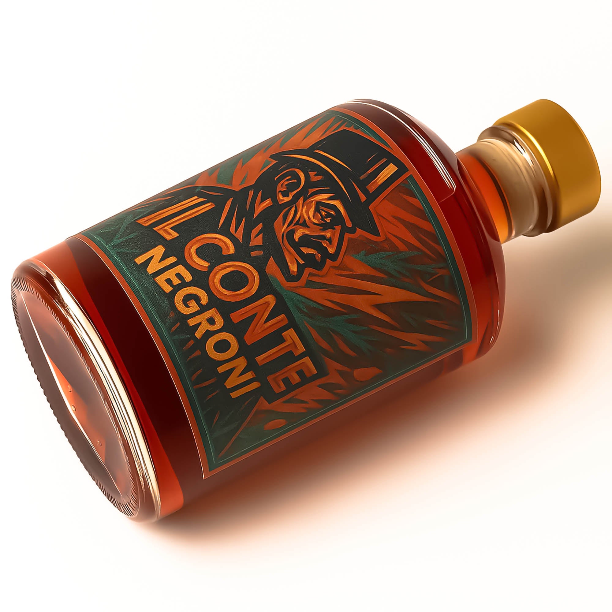 Il Conte Negroni ready to drink  Naturae Spirit, cocktail artigianale a base di Naturae Gin, Vermouth rosso e Bitter, ispirato al classico Negroni italiano.