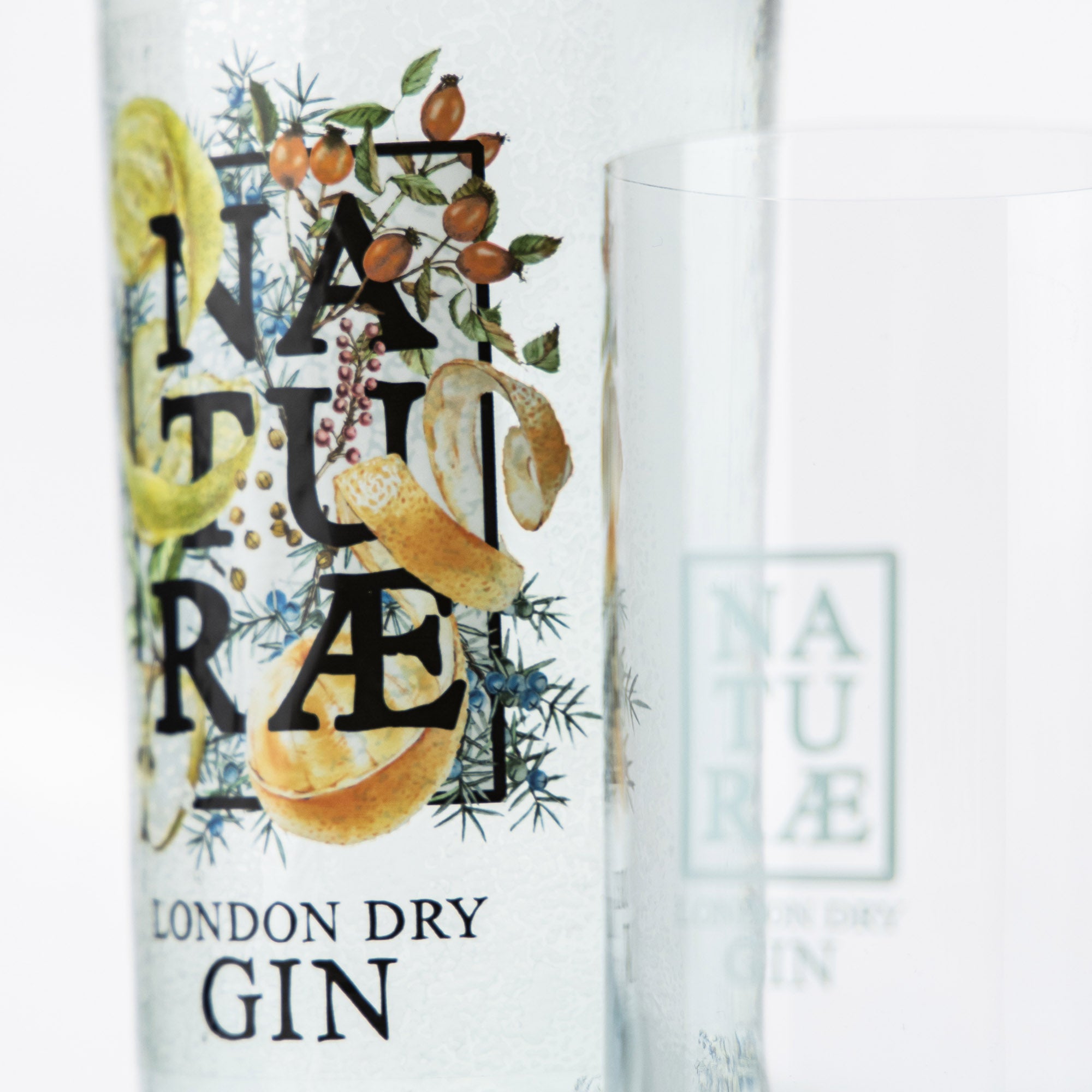 Naturae Gin Fructetum, London Dry Gin dal profilo agrumato e speziato, con note di arancia e bergamotto, distillato artigianalmente in Italia.