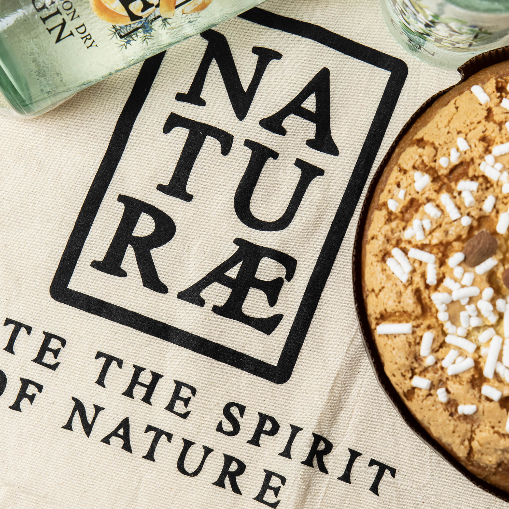 Shopper Naturae Spirits in 100% cotone, borsa artigianale sostenibile made in Italy